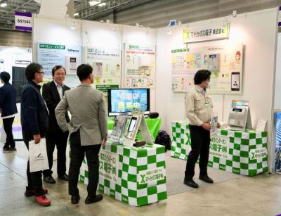 SECURITY SHOW 2026 弊社ブースのインターホン展示風景